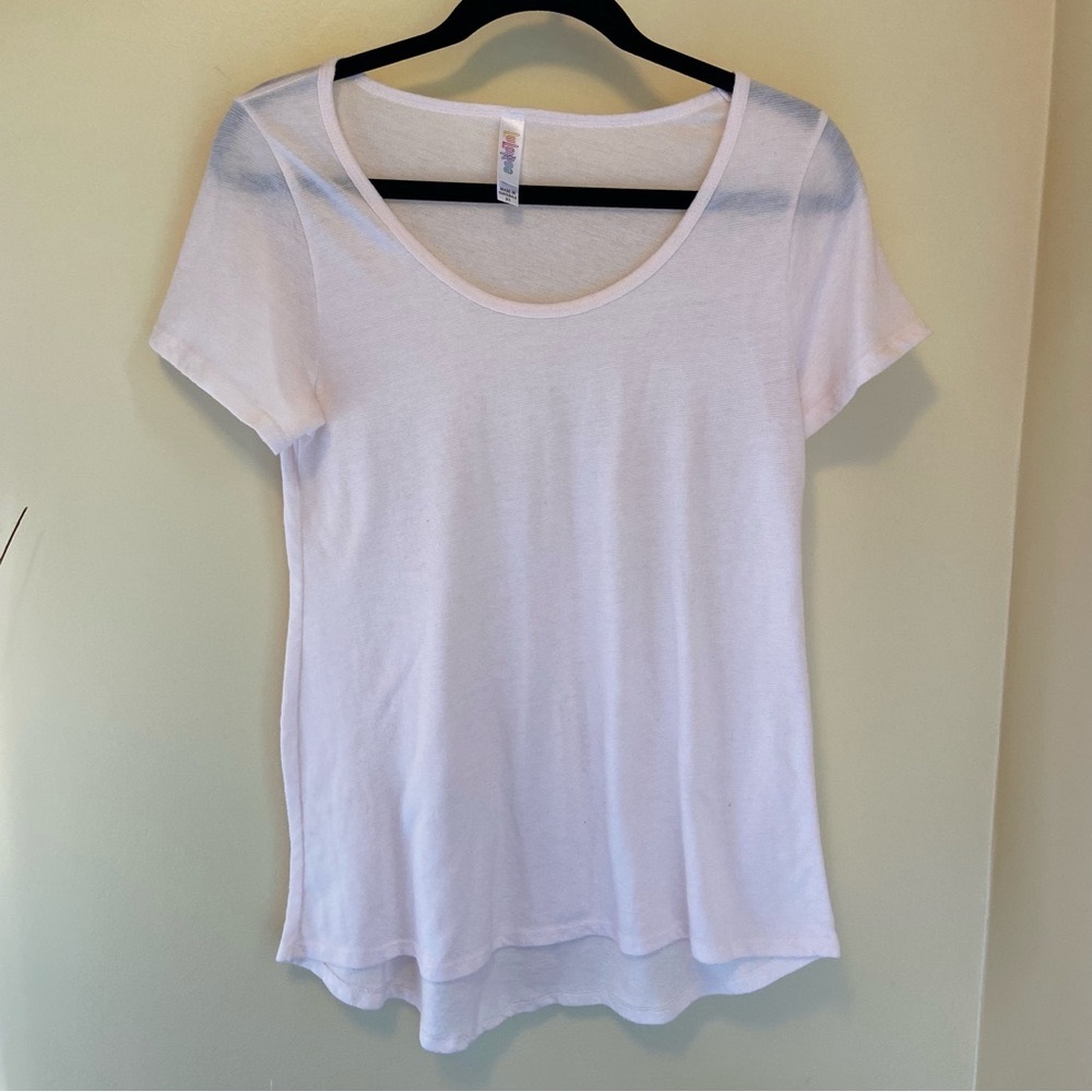 Lularoe Hi Low T-shirt Pastel Baby Pink size XS